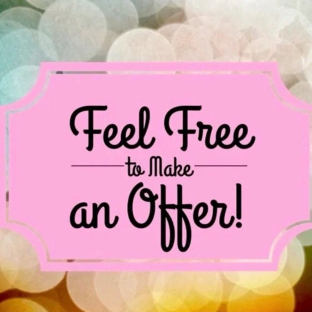 🛍FEEL FREE TO MAKE AN OFFER